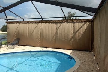 pool screen cage privacy