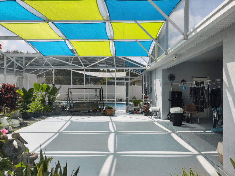 Screen Enclosure Shade Sails
